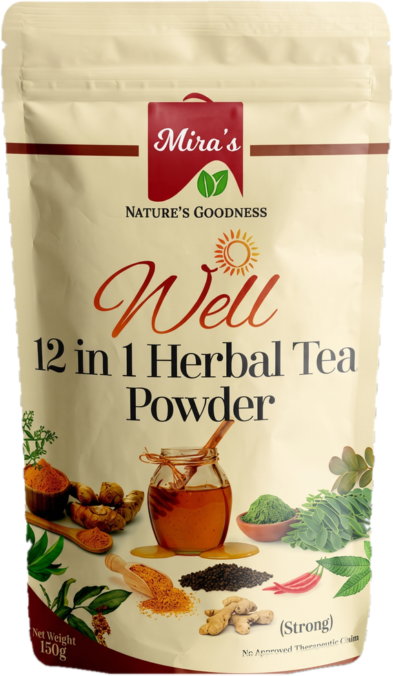 Mira's 12-in-1 Herbal Tea Powder pack