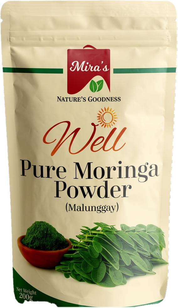 Mira's Pure Moringa Powder pack